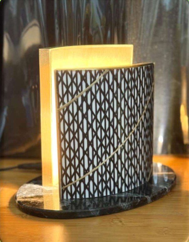 Dubai, lampada d’atmosfera HiMade in multistrato di betulla